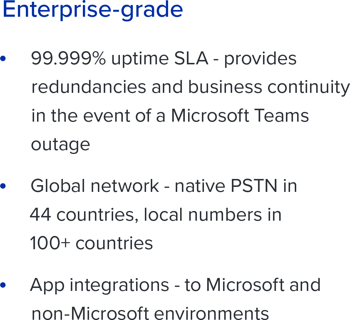 Enterprise-grade
